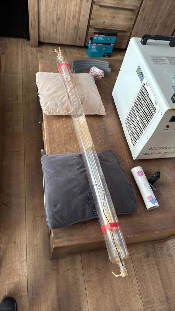 Co2 laser tube 100w, Enlèvement
