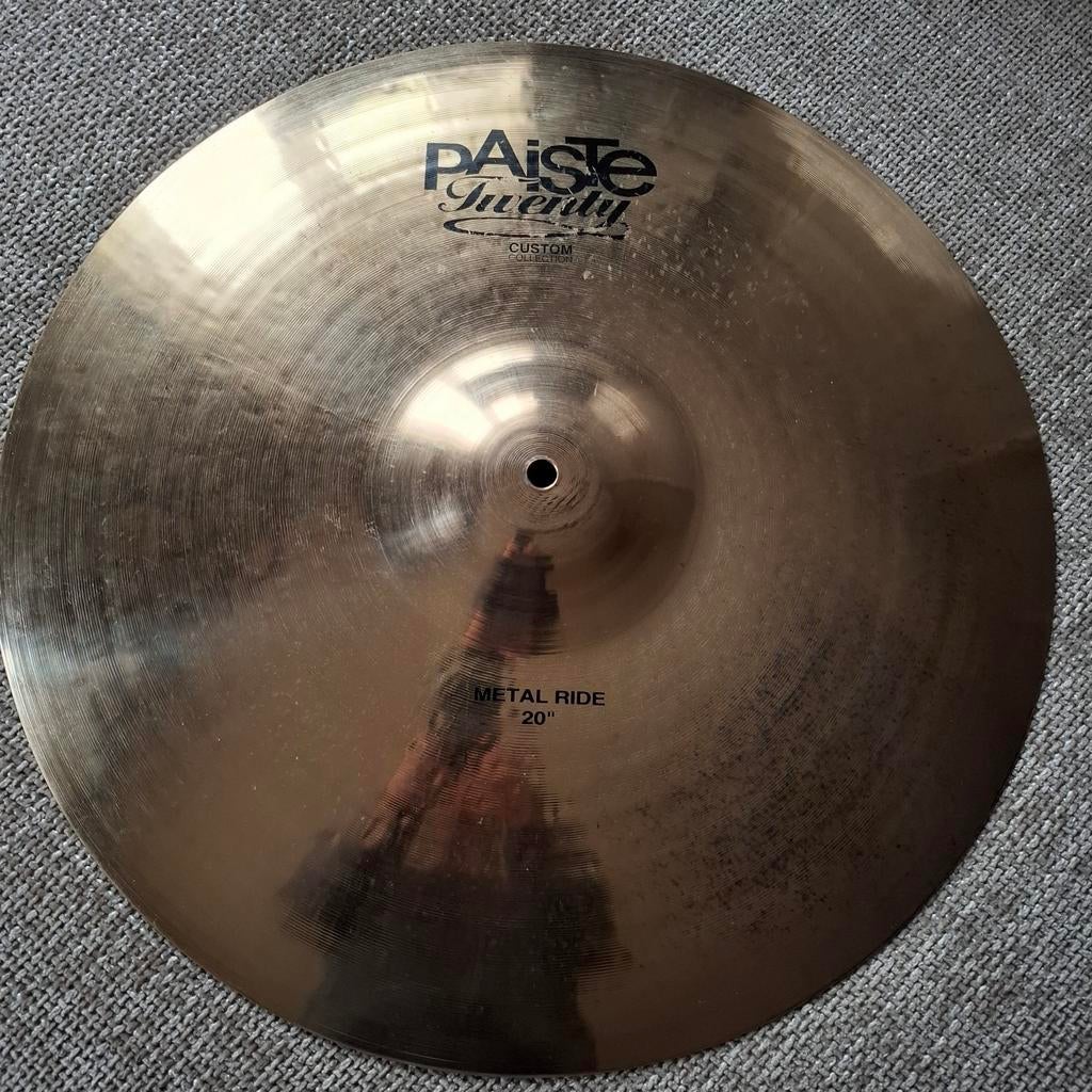 Paiste twenty custom 20 inch metal ride voor uw drumstel, Ophalen of Verzenden, Zo goed als nieuw