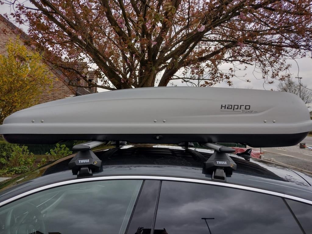 Verhuur dakkoffer Hapro Tracer 8.6 SilverGrey,, Enlèvement, Comme neuf