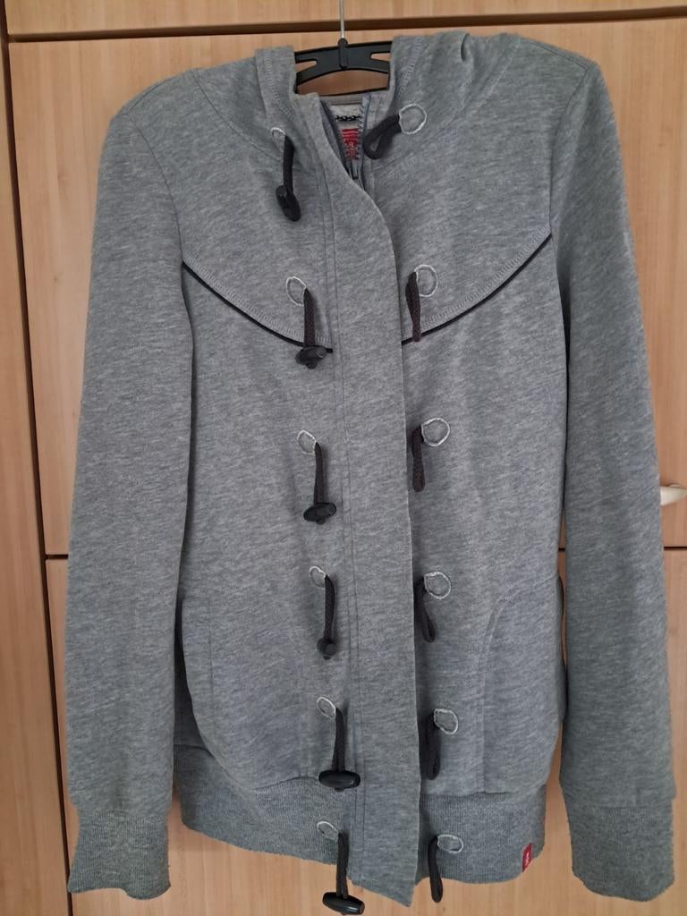 Gilet gris à tirette taille XS, Enlèvement ou Envoi, Comme neuf, Gris