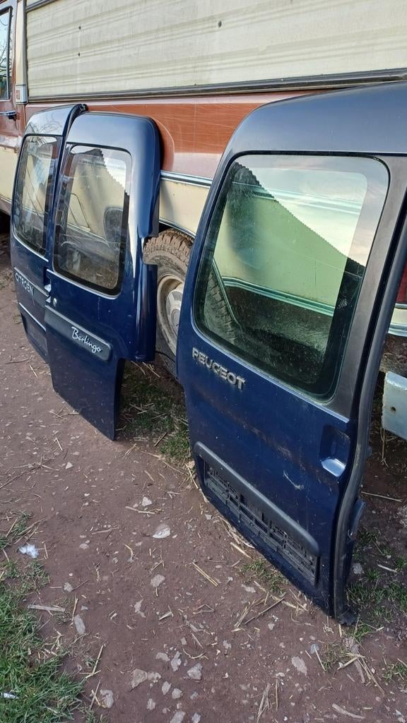 portes Citroen Berlingo Peugeot Partner bleu foncé, Enlèvement ou Envoi, Avant, Peugeot