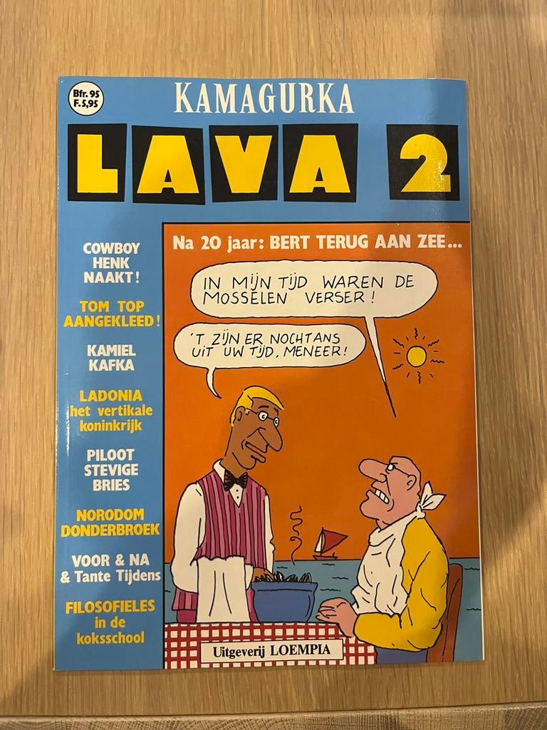 Kamagurka - Lava 2, Eén stripboek, Ophalen of Verzenden