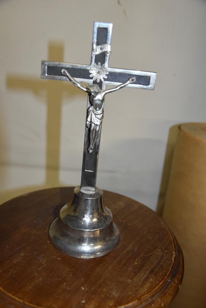 Ancienne croix d'autel, Enlèvement ou Envoi, Utilisé, Autres types, Christianisme | Catholique