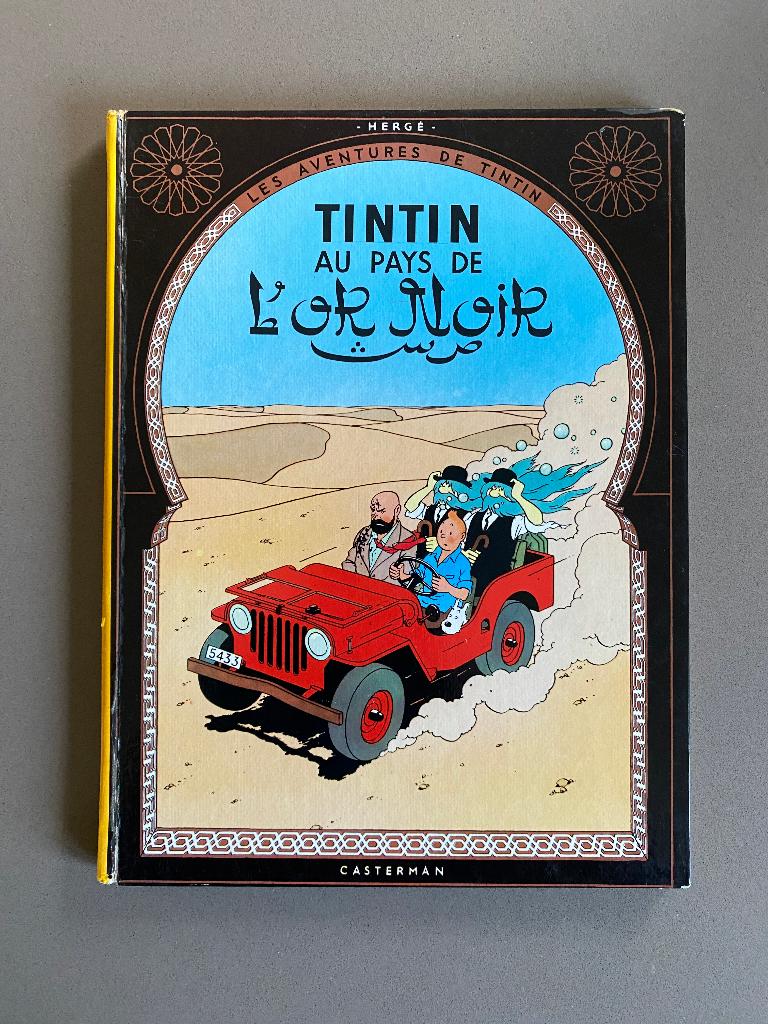 BD Tintin - Tintin au pays de l’or noir - B38bis, Boeken, Gelezen, Eén stripboek, Ophalen of Verzenden, Hergé