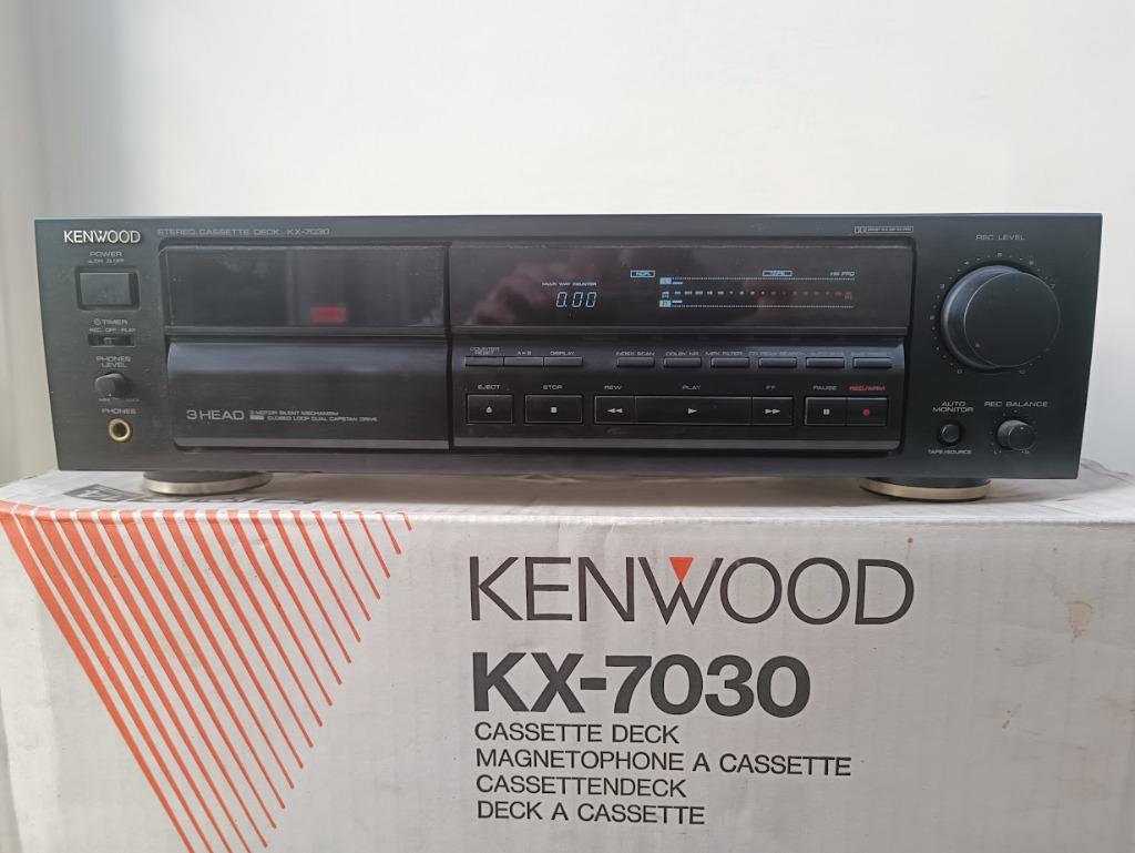 kenwwood KX 7030 cassettespeler, Audio, Tv en Foto, Cassettedecks, Ophalen of Verzenden, Enkel, Kenwood, Tiptoetsen