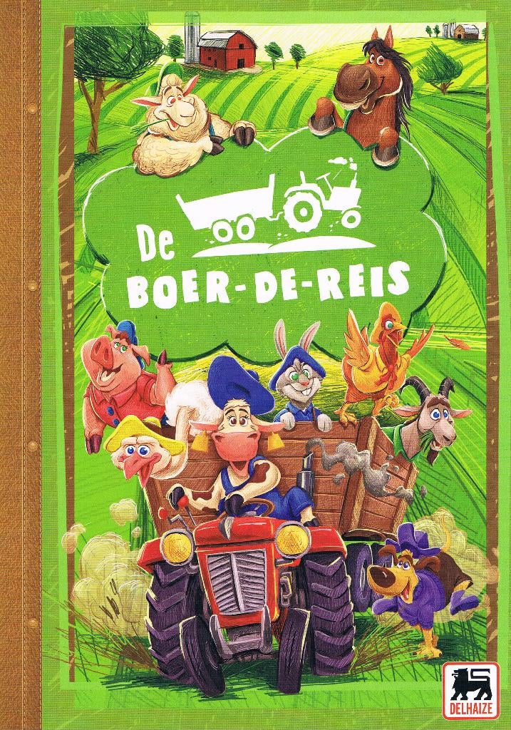 Boer de Reis - Delhaize - Leeg album - Nieuw !, Verzamelen, Overige supermarkten, Ophalen of Verzenden