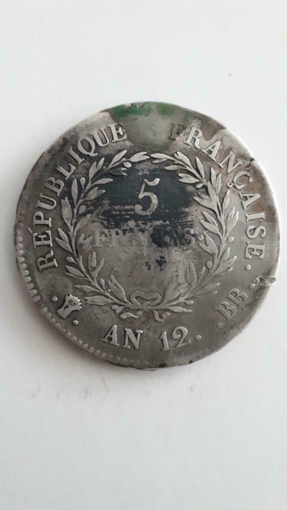 5 Francs France - Napoléon Premier Consul, Postzegels en Munten, Ophalen, Frankrijk, Losse munt, Zilver