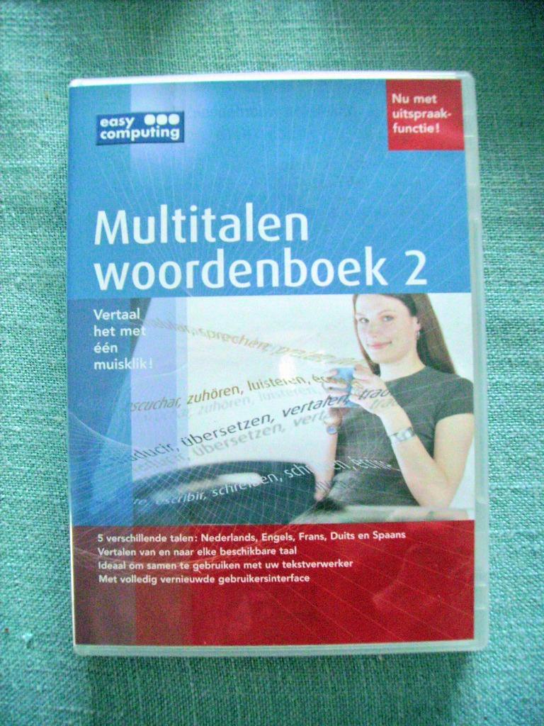 Multitalen woordenboek 2, Games en Spelcomputers, Games | Pc, Zo goed als nieuw, Overige genres, Ophalen