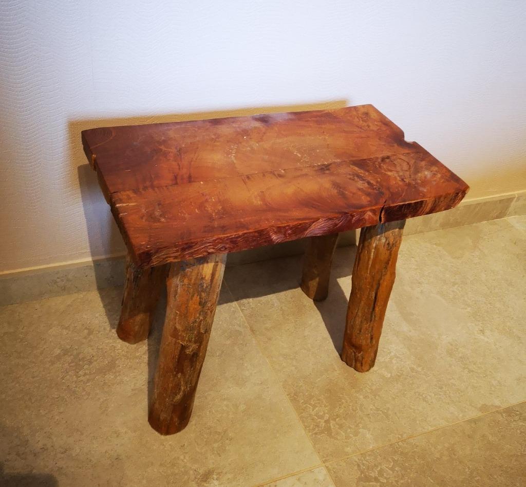 Table basse en bois rustique, Ophalen
