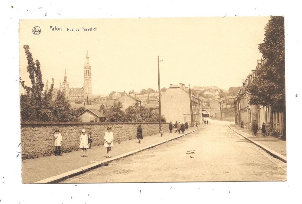 Arlon NA164: Rue de Fesselich, Envoi, 1920 à 1940, Non affranchie, Luxembourg