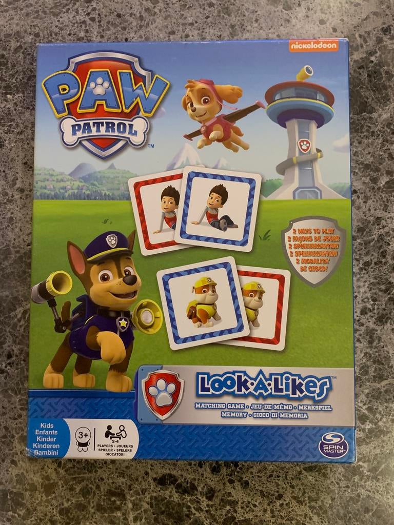 Paw Patrol - memory - prima staat, Ophalen of Verzenden, Gebruikt