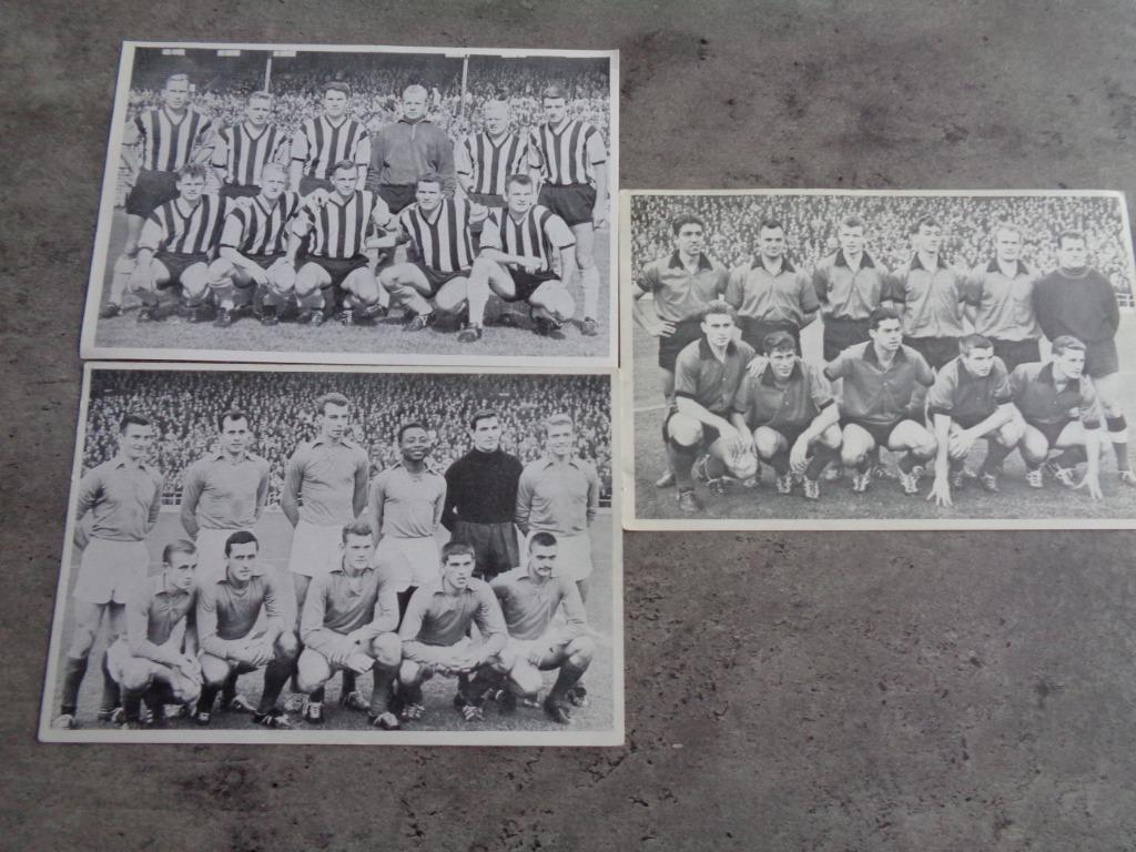 Carte postale équipes de FOOTBALL format années 1960 2x, Enlèvement ou Envoi