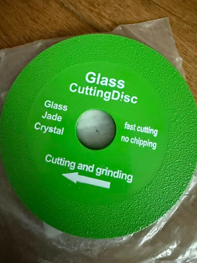 22 Mm Binnenste Gat Glasdoorslijpschijf Diamantzaagbl. Groen, Ophalen of Verzenden, Nieuw