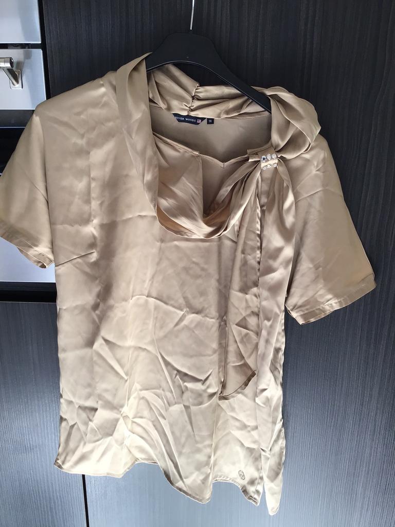 Chemisier en soie River Woods taille 36, Envoi, Comme neuf