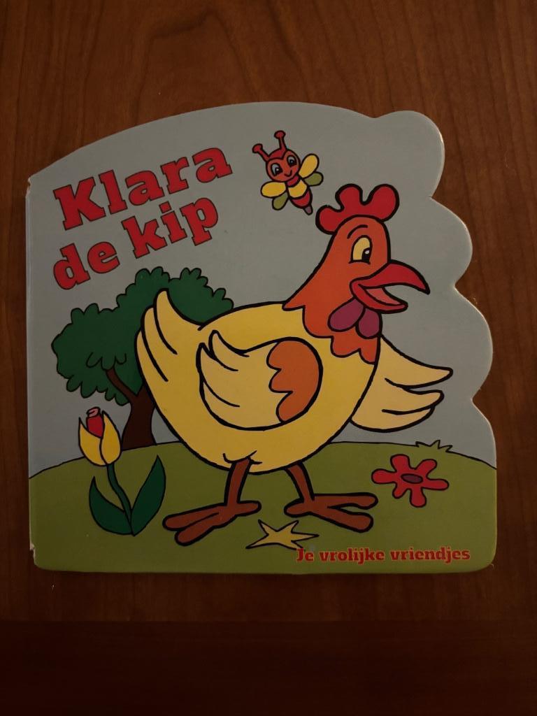 Kartonboek Klara de Kip ( vrolijke vriendjes ), Ophalen of Verzenden, Gelezen, 2 tot 3 jaar