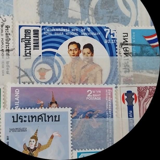 1100 timbres Tout Pays, Ophalen of Verzenden, Gestempeld
