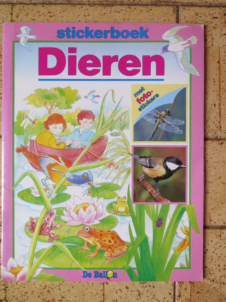 Sticker-info-boek : Dieren, Livres, Livres pour enfants | 4 ans et plus, Utilisé, Garçon ou Fille, Enlèvement ou Envoi