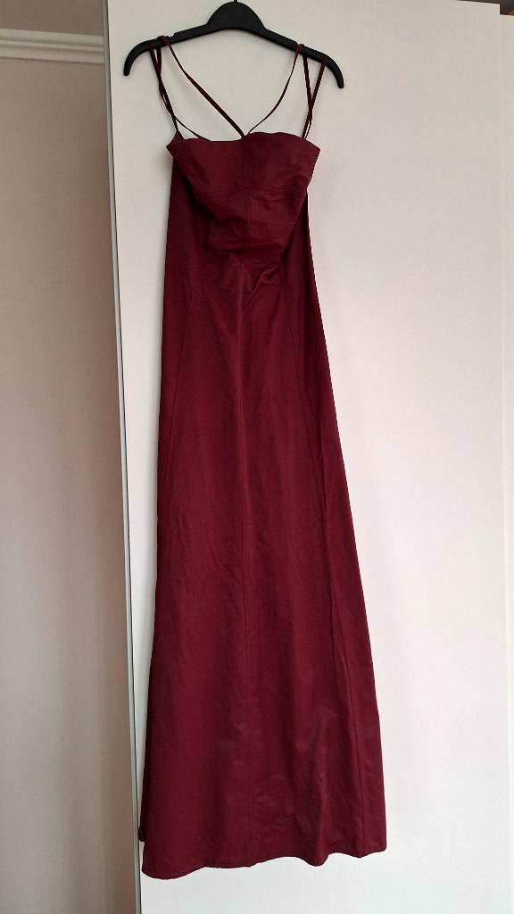 Robe longue de soirée à fines bretelles, Ophalen of Verzenden, Nieuw, Maat 38/40 (M), Overige kleuren
