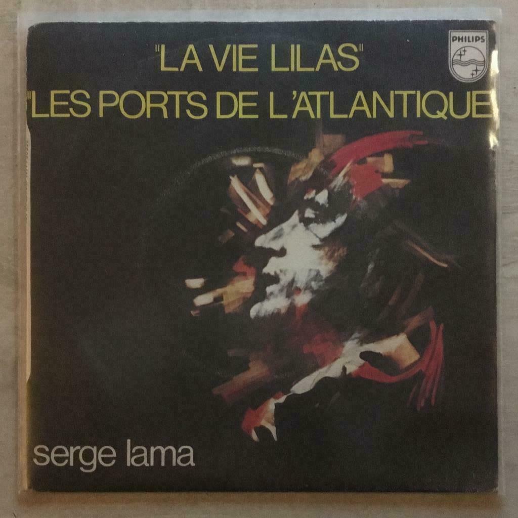 7" Serge Lama - La Vie Lilas (PHILIPS 1975) VG+, Envoi, Utilisé, Pop