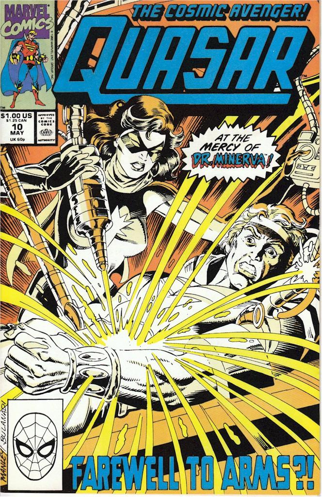 Marvel Comics - Quasar # 10, Eén comic, Ophalen of Verzenden, Gelezen, Amerika