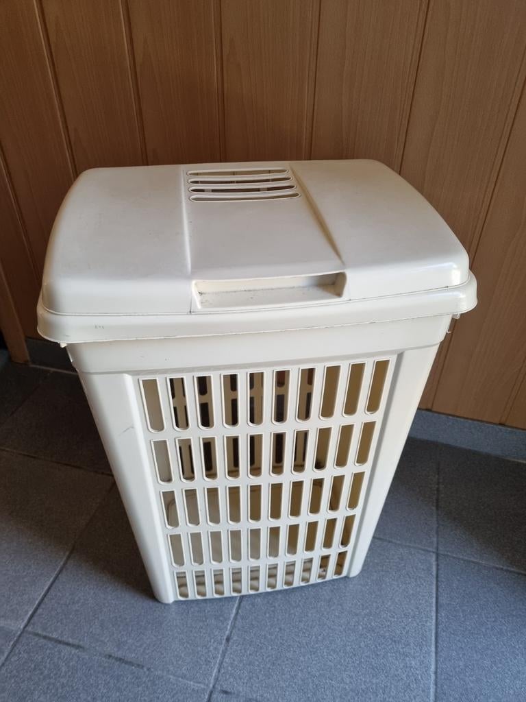 Linnenmand, Huis en Inrichting, Ophalen, Gebruikt, Beige