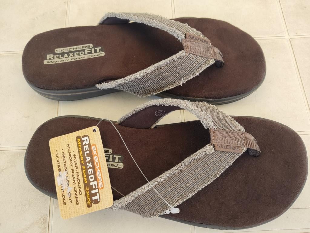 Skechers Nieuw maat 40 Teenslippers, Kleding | Heren, Schoenen, Bruin, Nieuw, Skechers, Ophalen