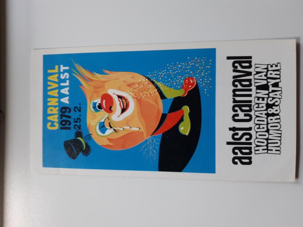 Aalst Carnaval stoet 25febr1979 programma, Ophalen, Gebruikt