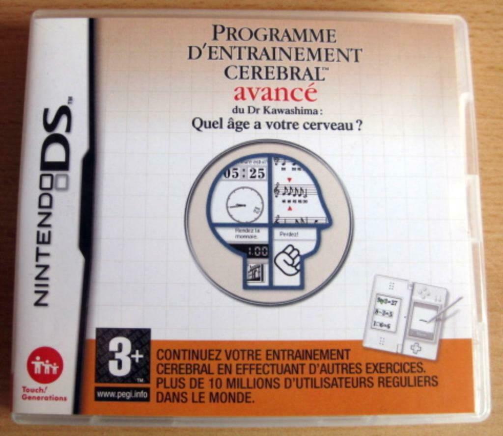 Spelletje Nintendo DS - Programme d'entrainement Cérébral, Ophalen of Verzenden, Zo goed als nieuw