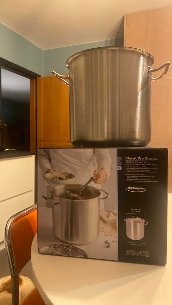 Soeppot demeyere, Huis en Inrichting, Ophalen, Zo goed als nieuw