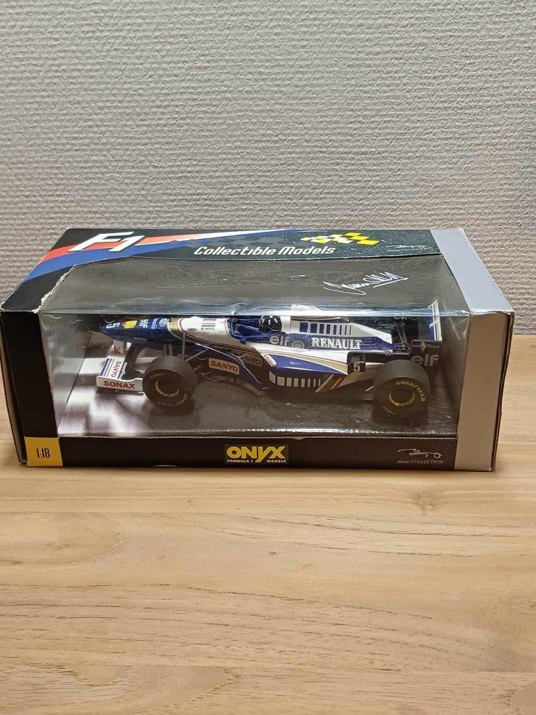 Onyx F1 Williams Renault FW18 Damon Hill signature, Ophalen, Zo goed als nieuw, Auto