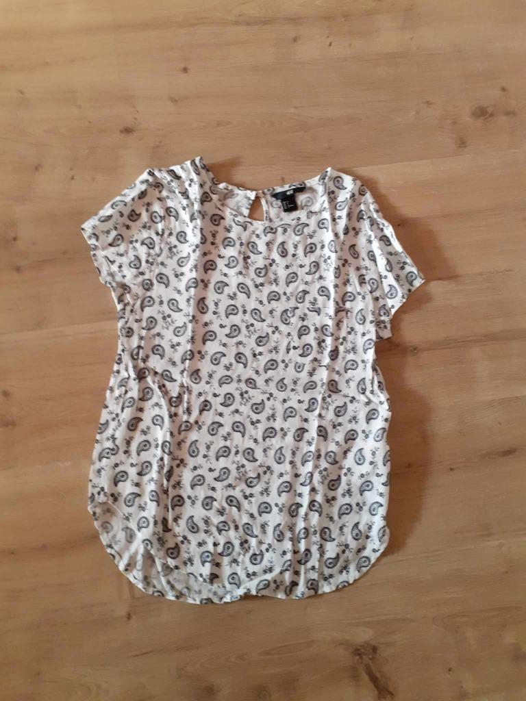 Blouse wit/zwart 34, Ophalen of Verzenden, Maat 34 (XS) of kleiner, Wit