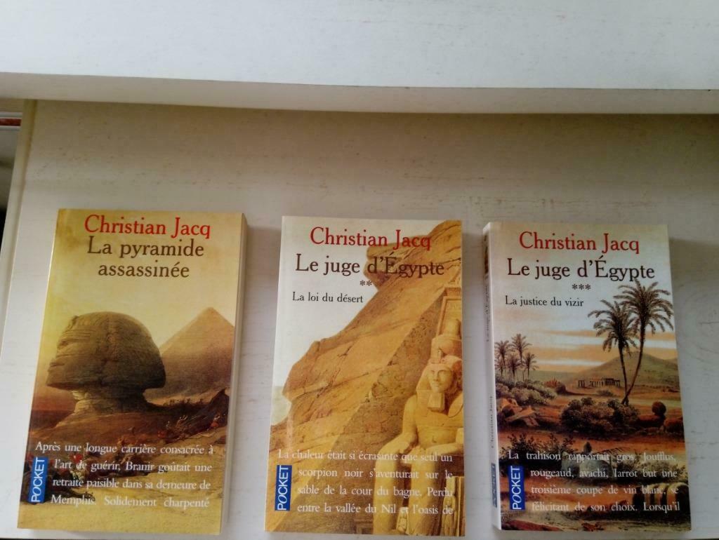 Série "Le juge d'Egypte" de Christian Jacq, Ophalen of Verzenden, Zo goed als nieuw
