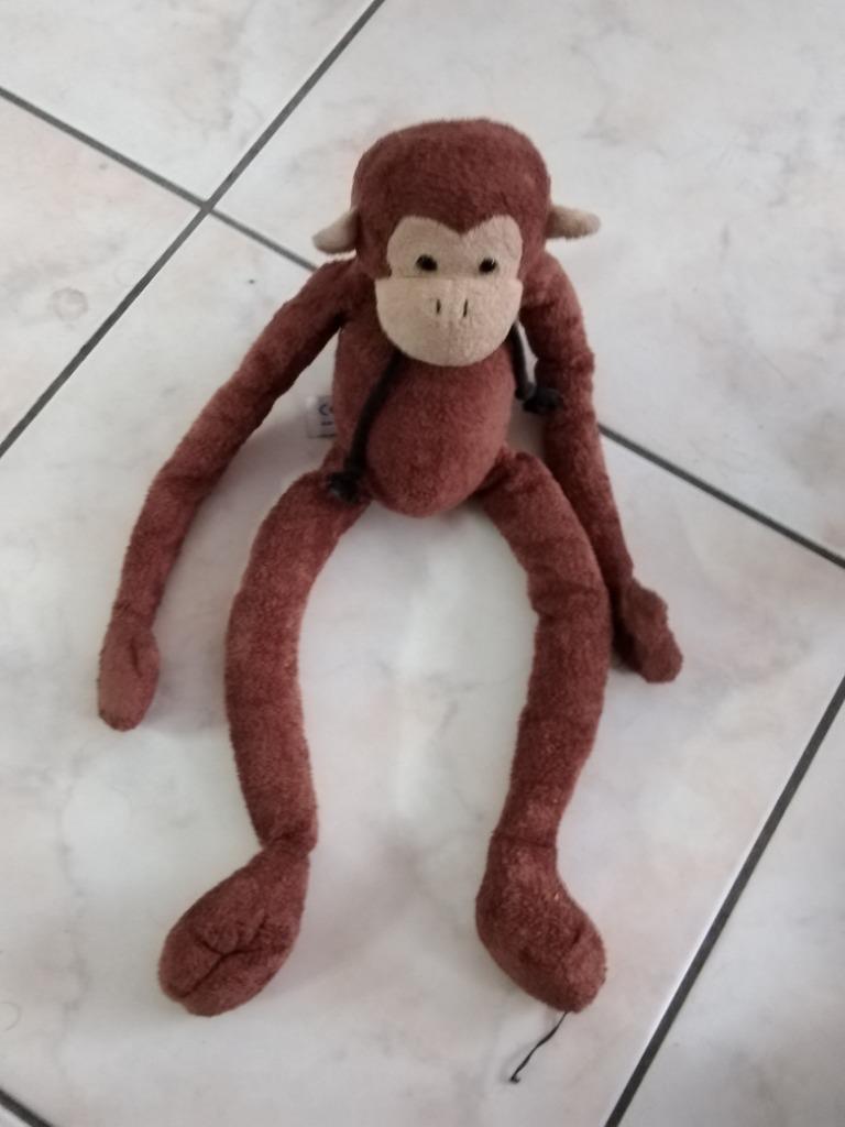 knuffel kuschelwuschel Vintage zeldzame aap (doos 119)p, Ophalen of Verzenden, Nieuw