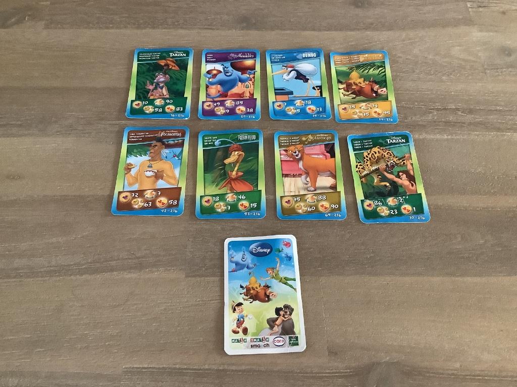 Cartes images d’album Disney, Collections, Enlèvement ou Envoi, Autres personnages, Utilisé, Papier, Carte ou Papeterie
