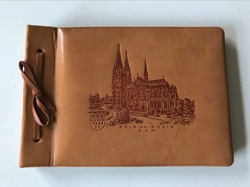 Map album voor foto’s postkaarten Kohl am Rhein Dom, Verzamelen, Ophalen of Verzenden, Foto