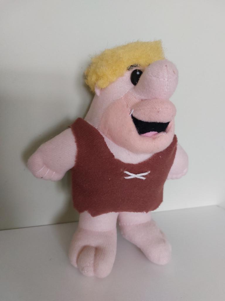 Vintage poppetjes Fred Flintstone Barney Rubble knuffels, Ophalen of Verzenden, Zo goed als nieuw