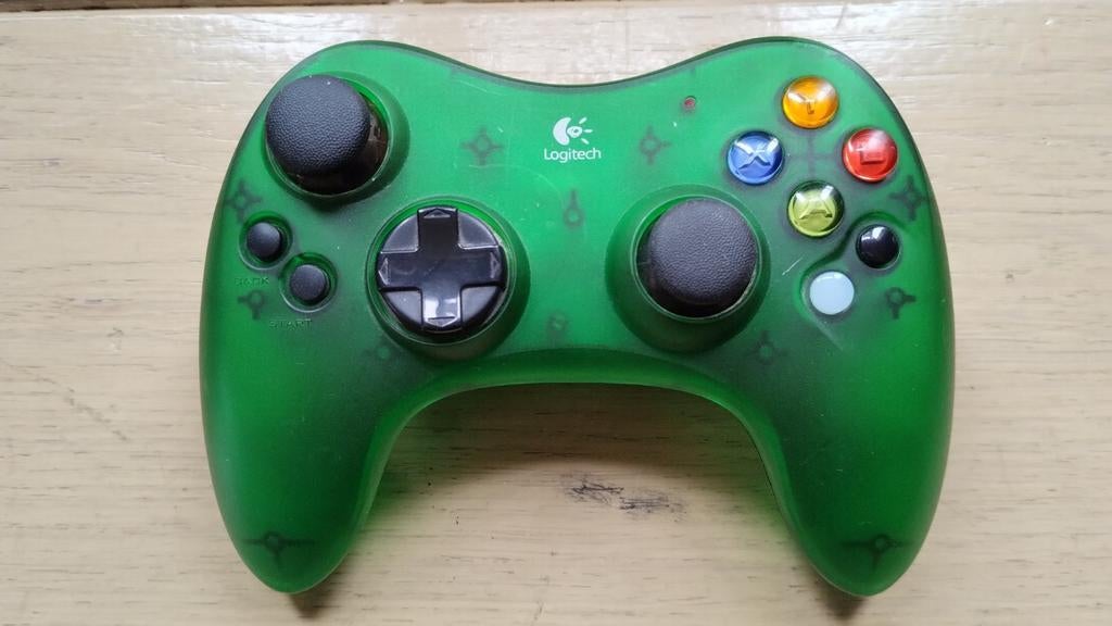 Xbox Logitech Cordless Attack Controller, Sans fil, Comme neuf, Enlèvement, Contrôleur