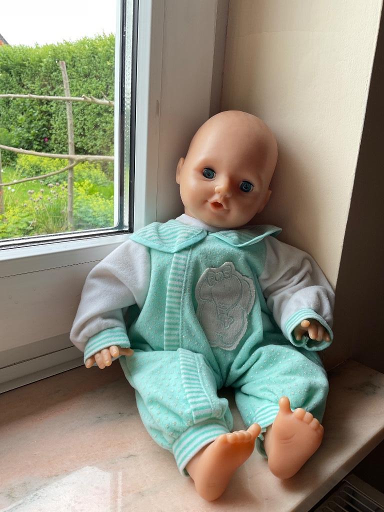 Zachte babypop, Kinderen en Baby's, Ophalen of Verzenden, Zo goed als nieuw, Babypop