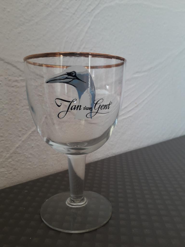 Bierglas Jan van Gent, Collections, Marques de bière, Enlèvement ou Envoi, Comme neuf, Verre ou Verres, Autres marques