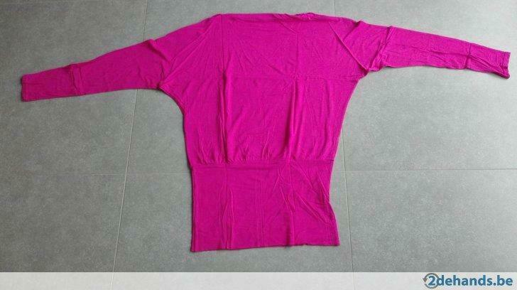zwangerschapskledij roze t-shirt maat S/M, Kleding | Dames, Ophalen of Verzenden, Gedragen, Maat 38/40 (M), Roze