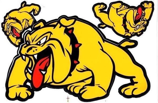 Bulldog stickersheet stickerset stickervel stickers, Ophalen of Verzenden, Nieuw, Dier en Natuur