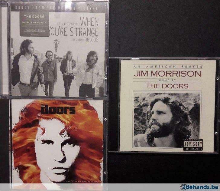 THE DOORS - Amer. prayer, When you're strange & Oliver Stone, Envoi, Comme neuf