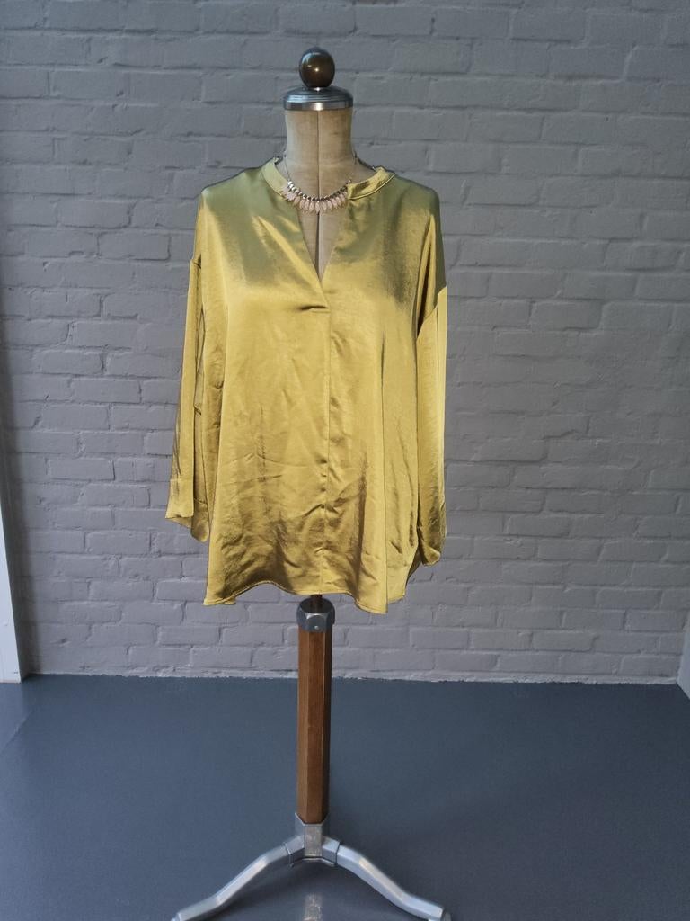 Satijnen blouse Mayerline 50, Mayerline, Ophalen of Verzenden, Nieuw, Maat 46/48 (XL) of groter