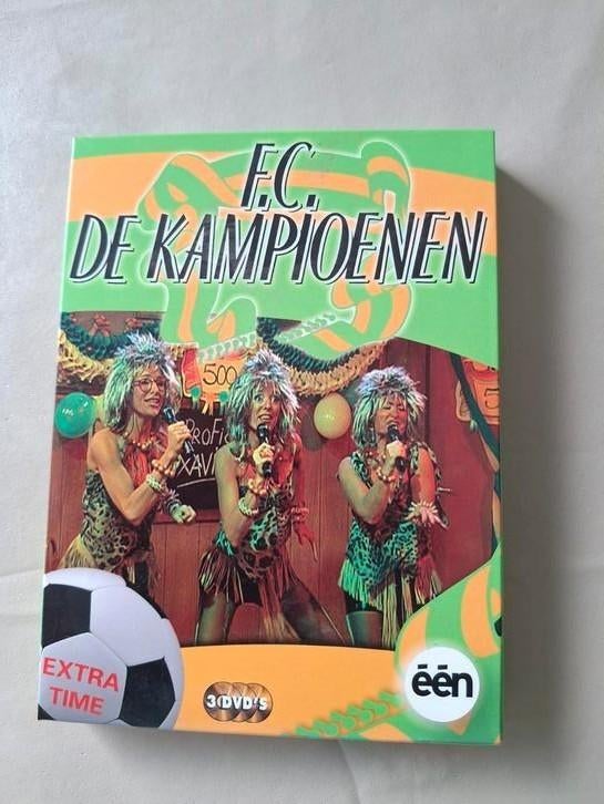 3 dvd box fc de kampioenen  extra time, Enlèvement ou Envoi, Comme neuf