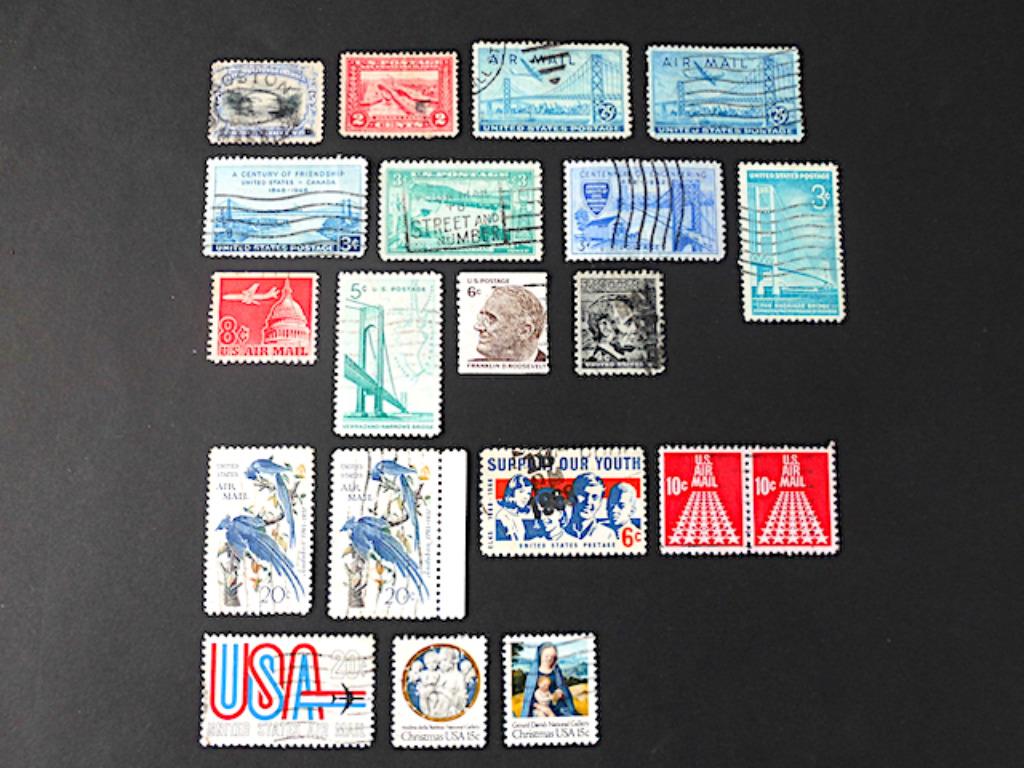 États-Unis : 20 timbres (1901 - 1979), Enlèvement ou Envoi, Affranchi, Amérique du Nord
