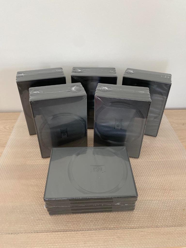 Opbergbox DVD / CD ROM / Bluray / CD (dubbel) Pakket per 5, Ophalen of Verzenden, Nieuw in verpakking