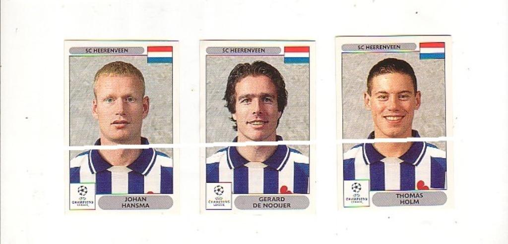 Panini Champions League Heerenveen 2000 - 2001, Verzamelen, Verzenden, Zo goed als nieuw, Poster, Plaatje of Sticker