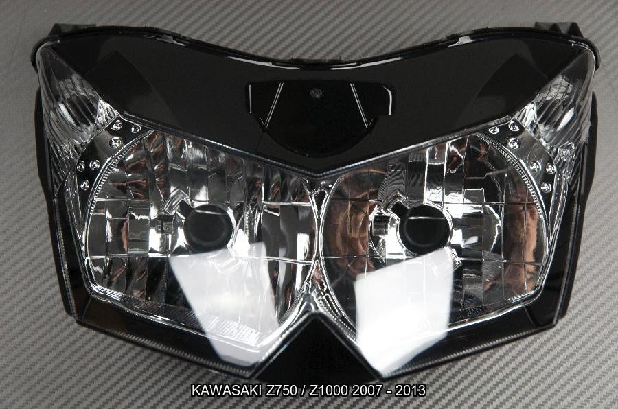 Phare / Optique AVDB avant KAWASAKI Z750 / Z1000 2007 - 2013, Motos, Enlèvement ou Envoi, Neuf