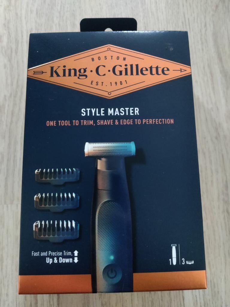 Nieuw King C. Gillette style master baardtrimmer, Elektronische apparatuur, Ophalen, Zo goed als nieuw