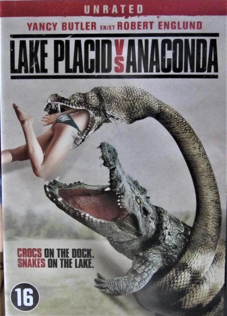 DVD HORROR- LAKE PLACID VS ANACONDA, Cd's en Dvd's, Alle leeftijden, Ophalen of Verzenden, Zo goed als nieuw, Monsters